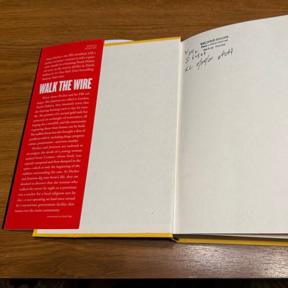 David Baldacci Hardback Book Bundle – Walk the Wire & Daylight - Picture 9 of 11